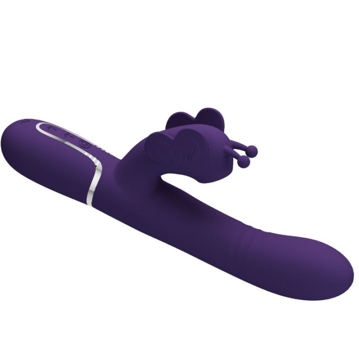 Pretty Love - Vibrateur Multifonction Lapin 4 en 1 Papillon Violet