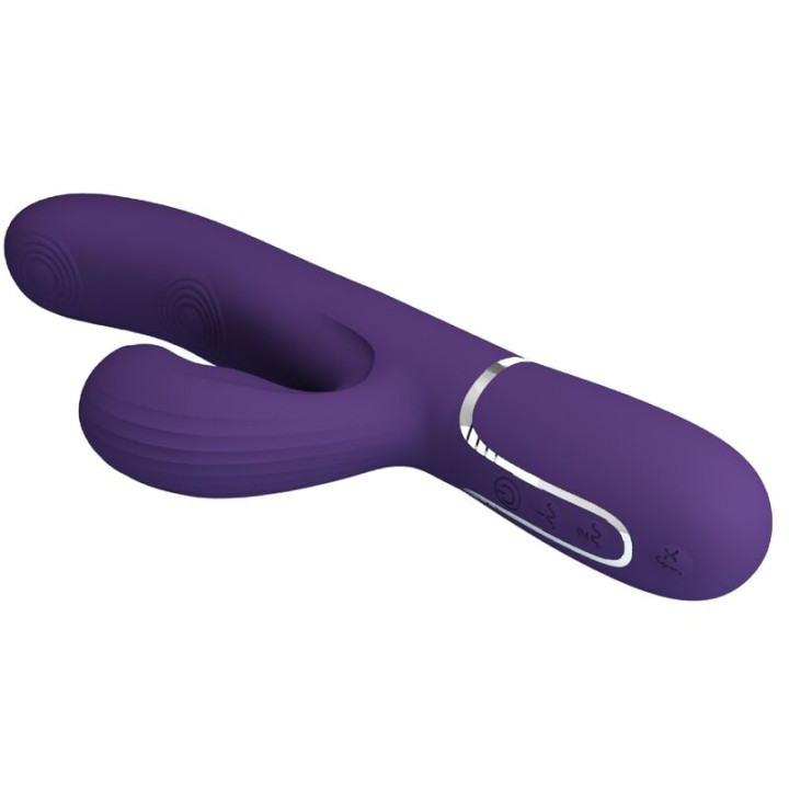 Pretty Love - Perlita Vibrador g-Spot 3 em 1 Multifuno Roxo