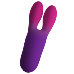 Rocks-Off - Glo-Girl Bunny Vibrateur Flexible Violet