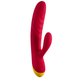 Romp - Jazz Wiederaufladbarer Hasenvibrator Rot
