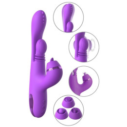 Fantasy For Her - Intimotion Pulse Pro Vibe Rabbit Vibrator Lila