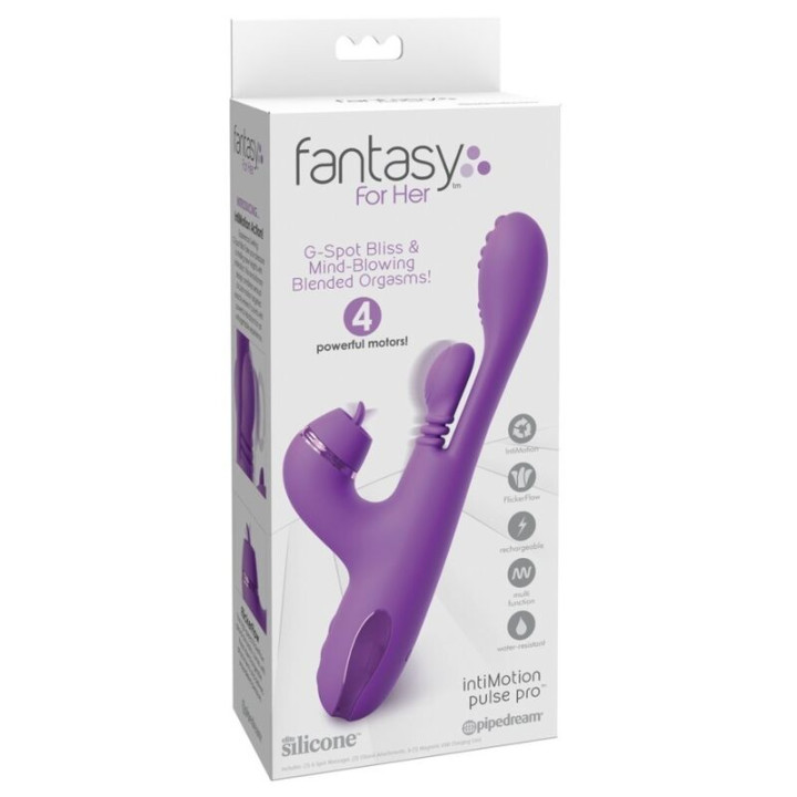 Fantasy For Her - Intimotion Pulse Pro Vibe Wibrator Królik Fioletowy