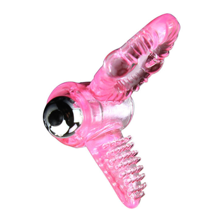 Baile - Anello Dolce Abs 10 Ritmi Anello Vibratore Pene Rosa