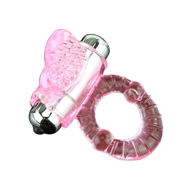 Baile - Anello Dolce Abs 10 Ritmi Anello Vibratore Pene Rosa