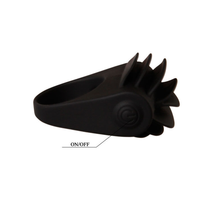Pretty Love - Anel Vibrador Preto Chester Preto