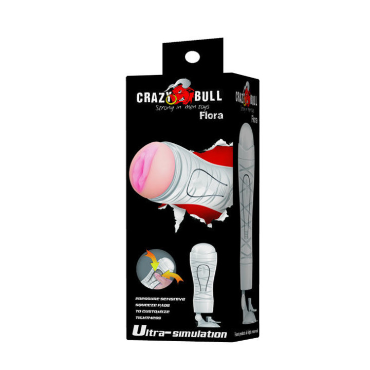 Crazy Bull - Vagina Flora Con Base Masturbatore