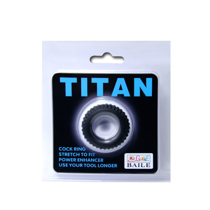 Baile - Cockring Titan Noir 1.9 cm