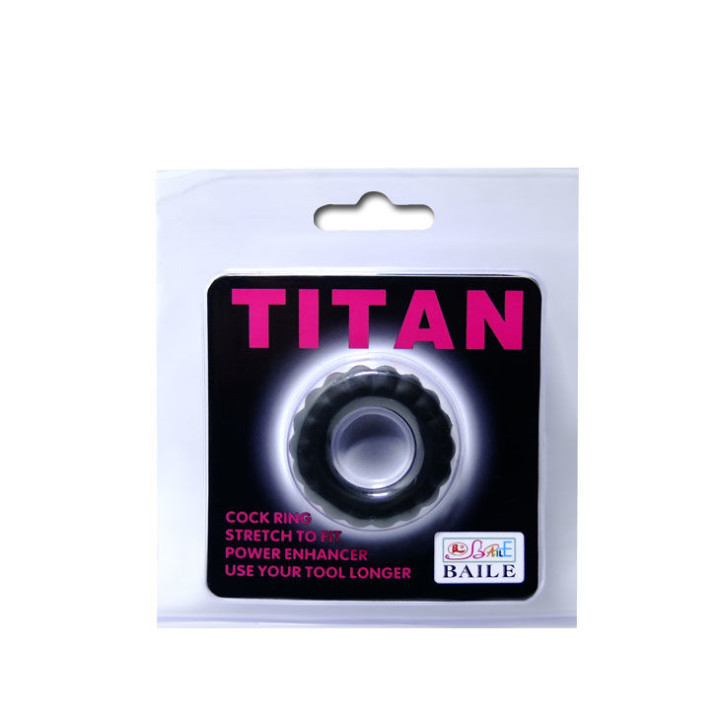 Baile - Cockring Titan Nero 2 cm