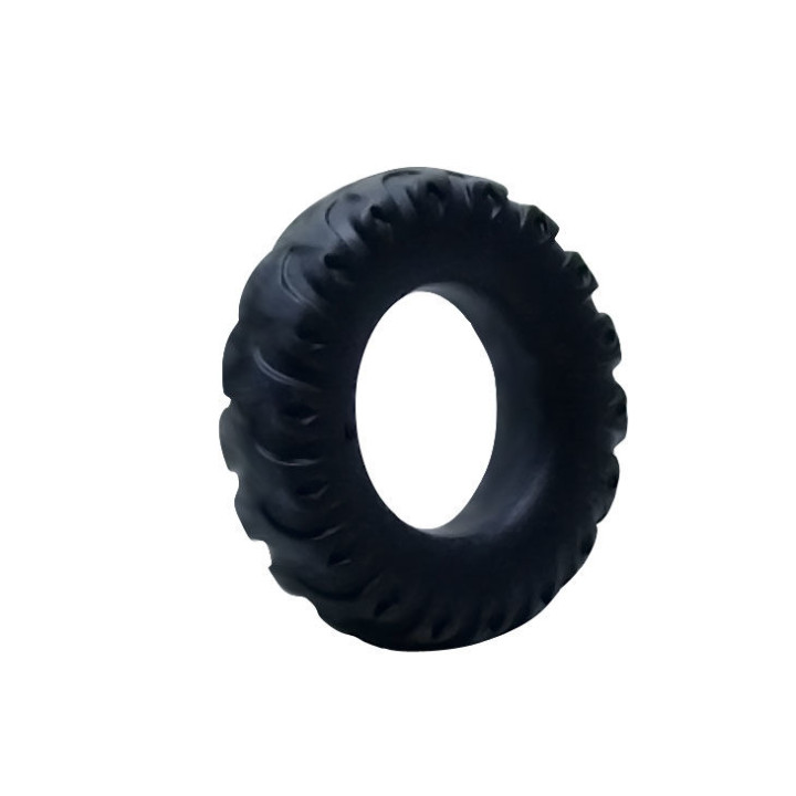 Baile - Titan Cockring Schwarz Grün 2 cm