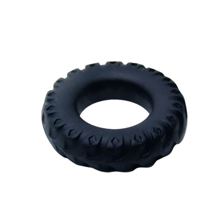 Baile - Titan Anel Preto Verde 2 cm