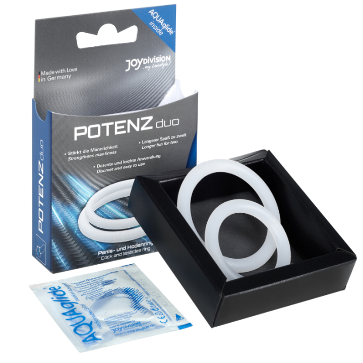 Joydivision Potenzduo - Bagues Blanc - m