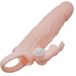 Baile - Copertura Pene Uomo Coraggioso Con Coniglio e Carne Doppio Motore 16.5 cm