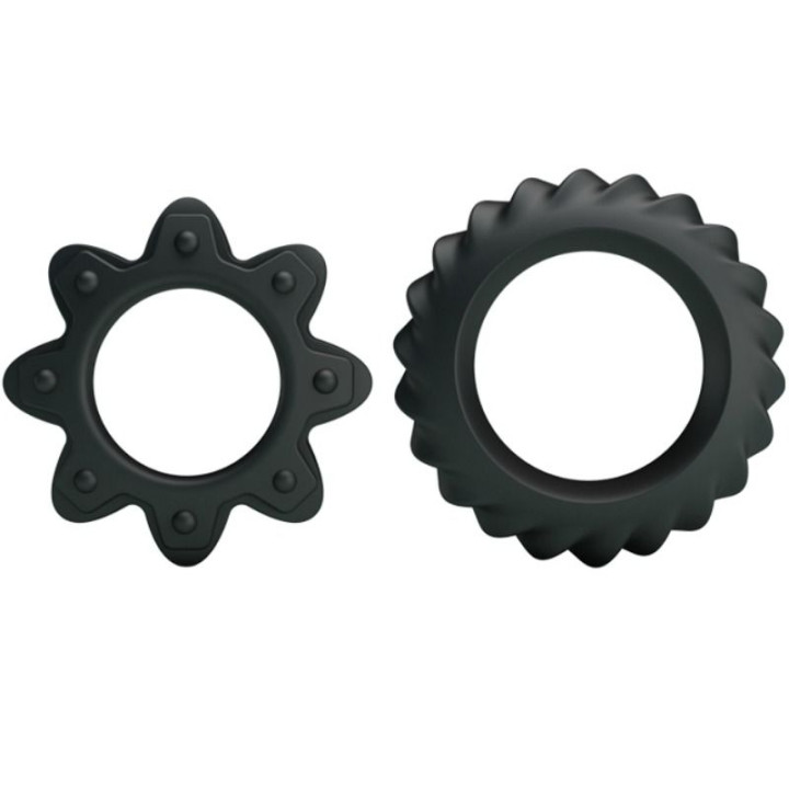 Baile - Kit 2 Anneaux Fleuri en Silicone