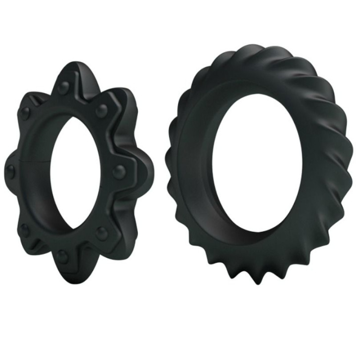 Baile - Kit 2 Anneaux Fleuri en Silicone