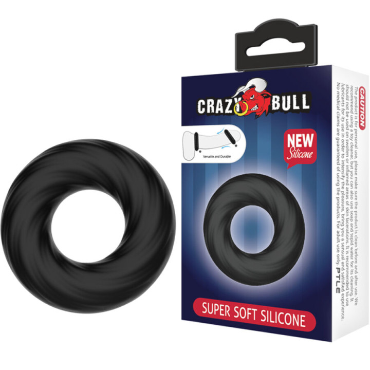Crazy Bull - Bague en Silicone Spirale