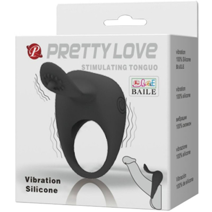 Pretty Love - Anneau Vibrant Avec Langue