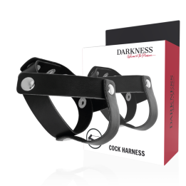 Darkness - Anello in Pelle Per Pene e Testicoli