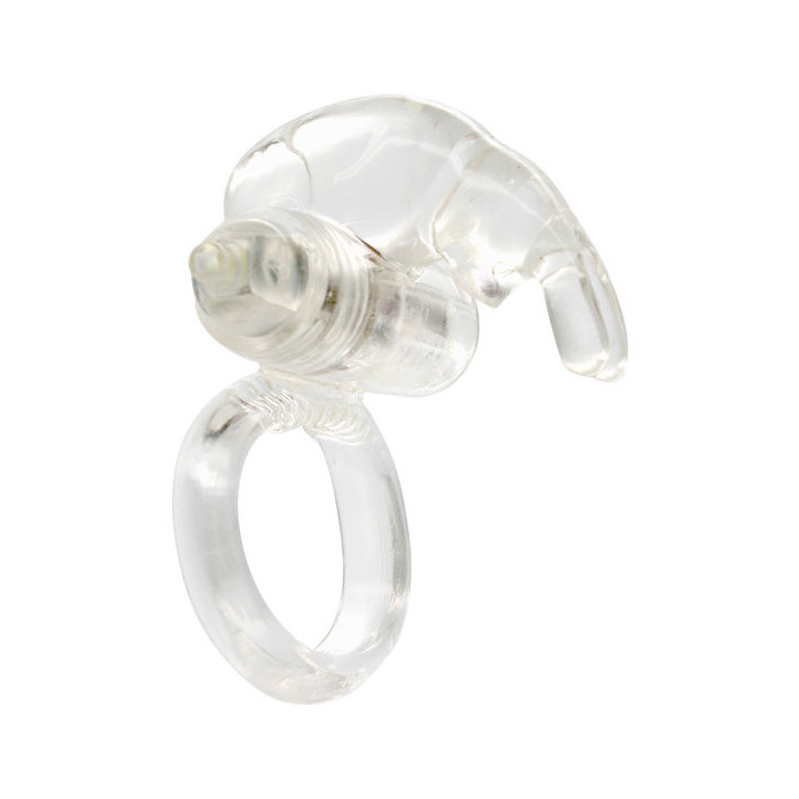 Seven Creations - Anneau Vibrateur en Silicone Transparent