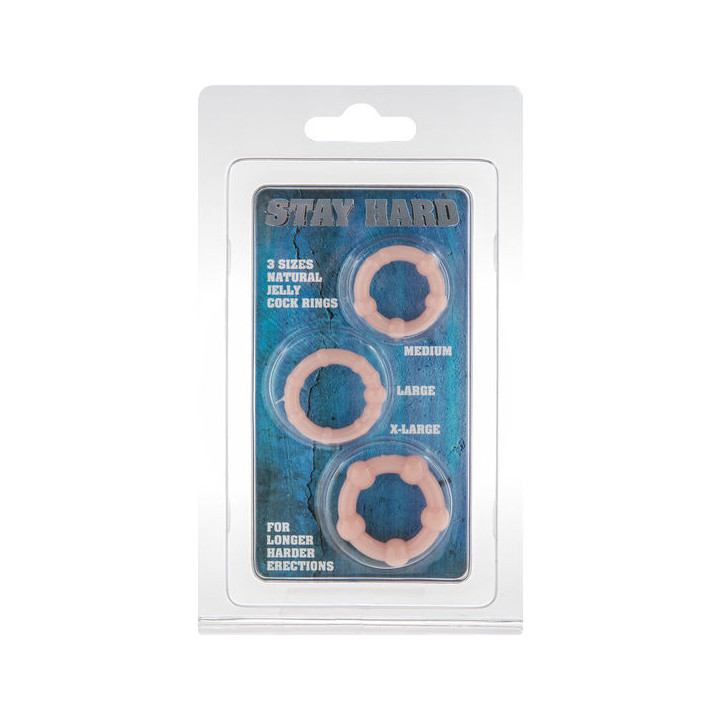 Seven Creations - Set of Three Skin Penis Rings