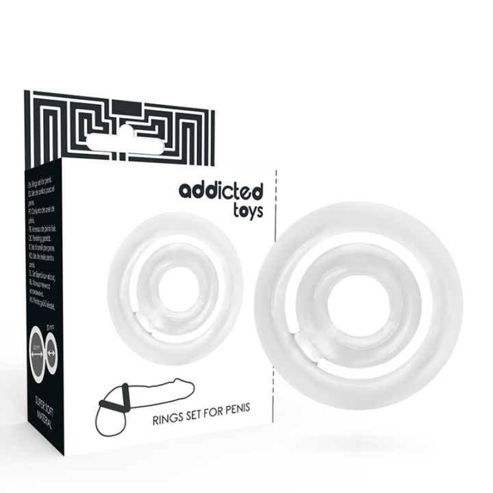 Addicted Toys - Potenz- c-Ring Penis Clear