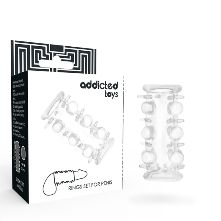 Addicted Toys - Nakladka na Penisa Przezroczysta