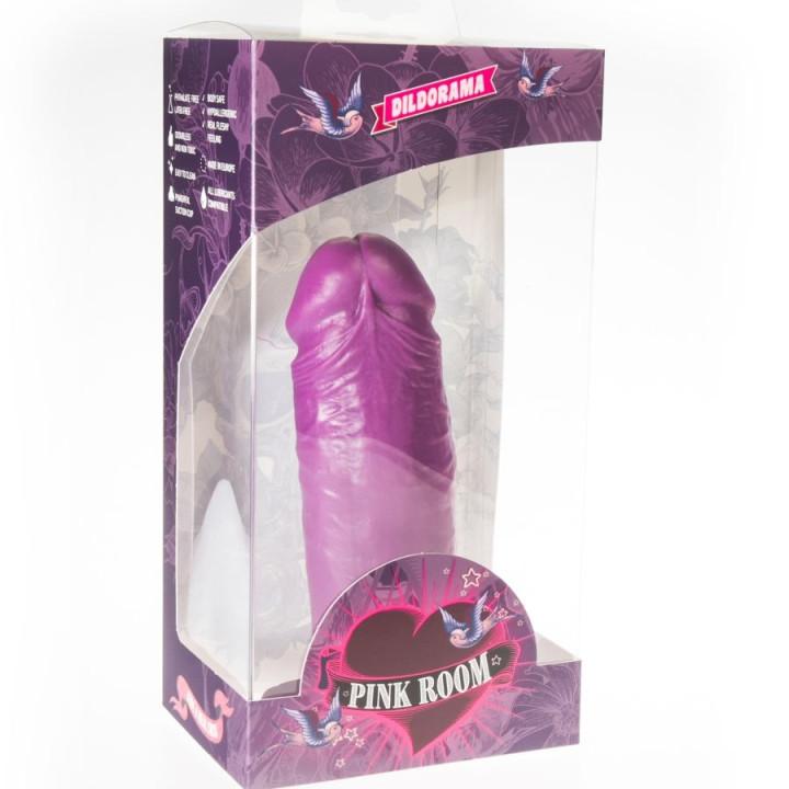 Pink Room - Dael Realistic Dildo Purple 18.5 cm