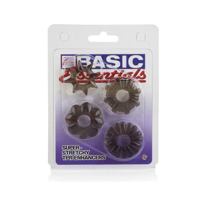 Calexotics - Basic Set 4 Anillas Pene Tpr