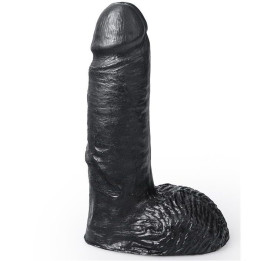 Hung System - Gode Réaliste Couleur Noir Cesar 19 cm