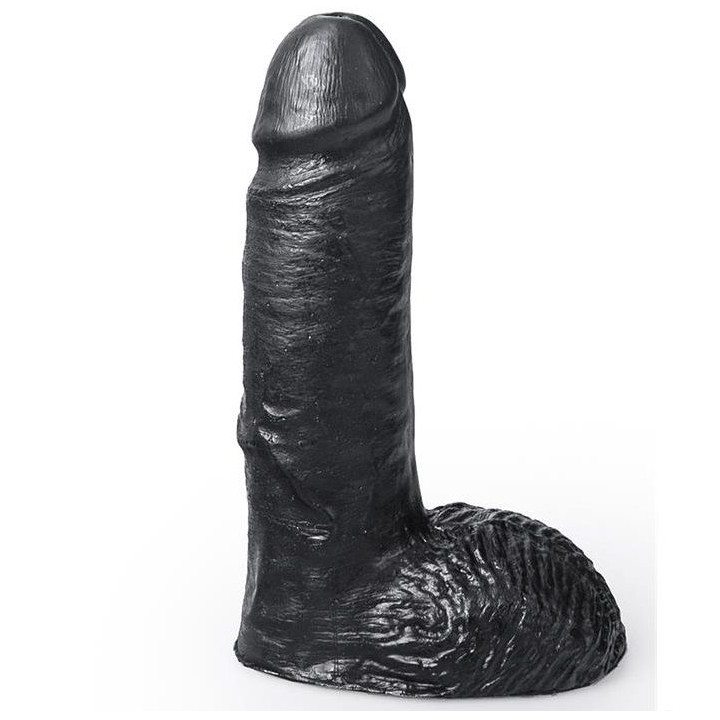 Hung System - Dildo Realístico Preto Cor Cesar 19 cm