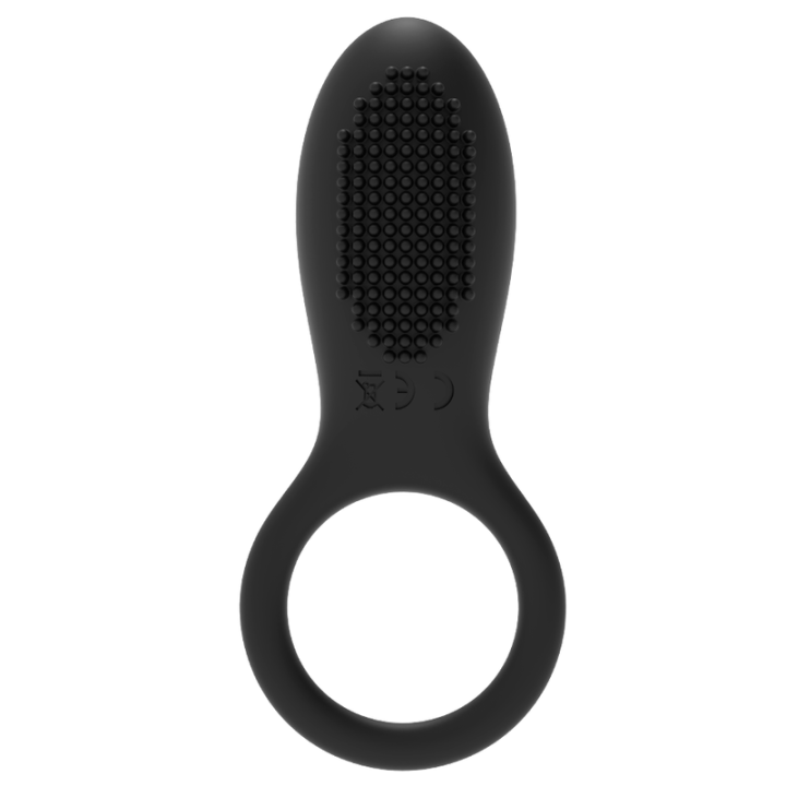 Coquette Chic Desire - Anillo Vibrador Control Remoto Recargable Negro / Gold