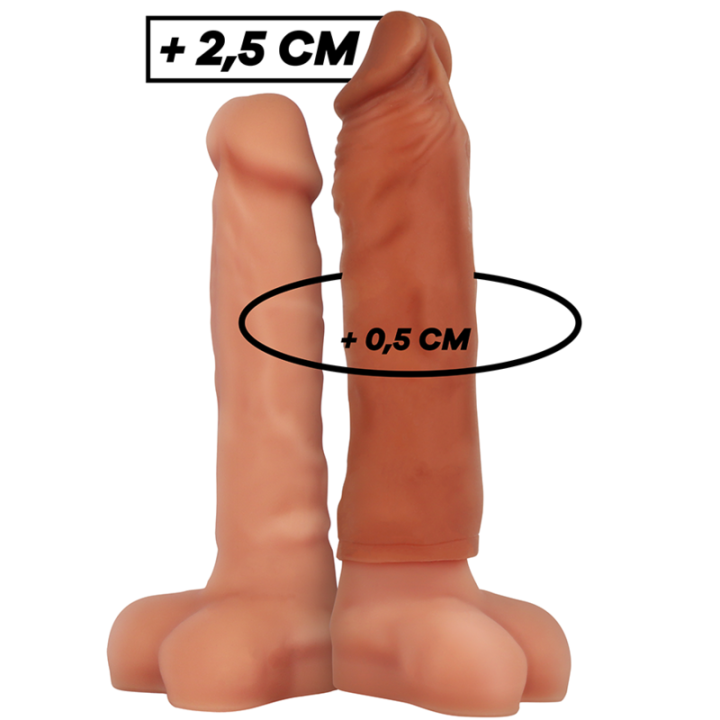 Virilxl - Liquid Silicone v5 Brown Penis Extension