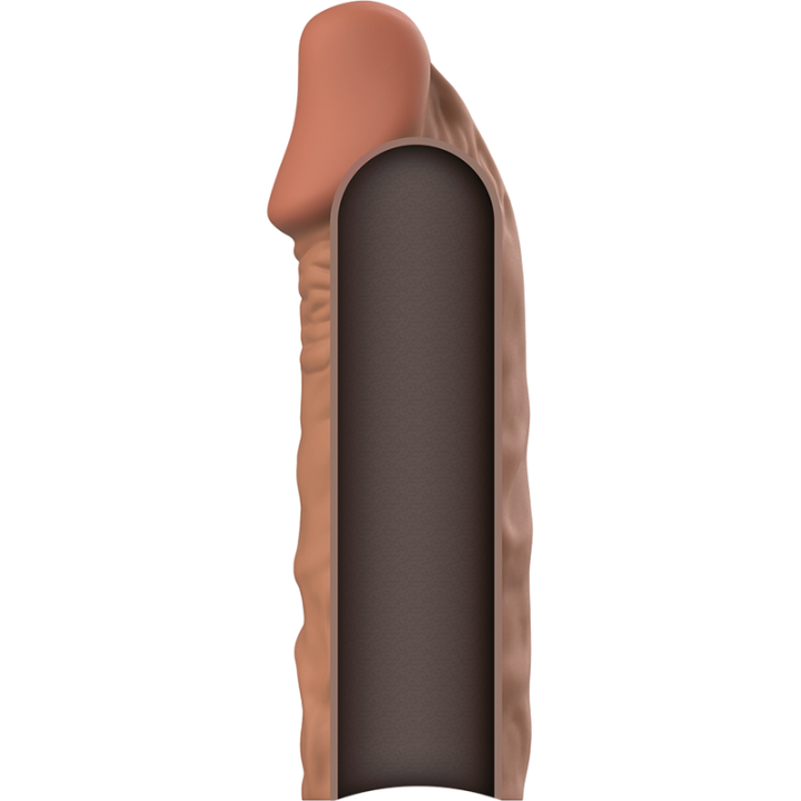 Virilxl - Extension de Pénis Marron en Silicone Liquide v5