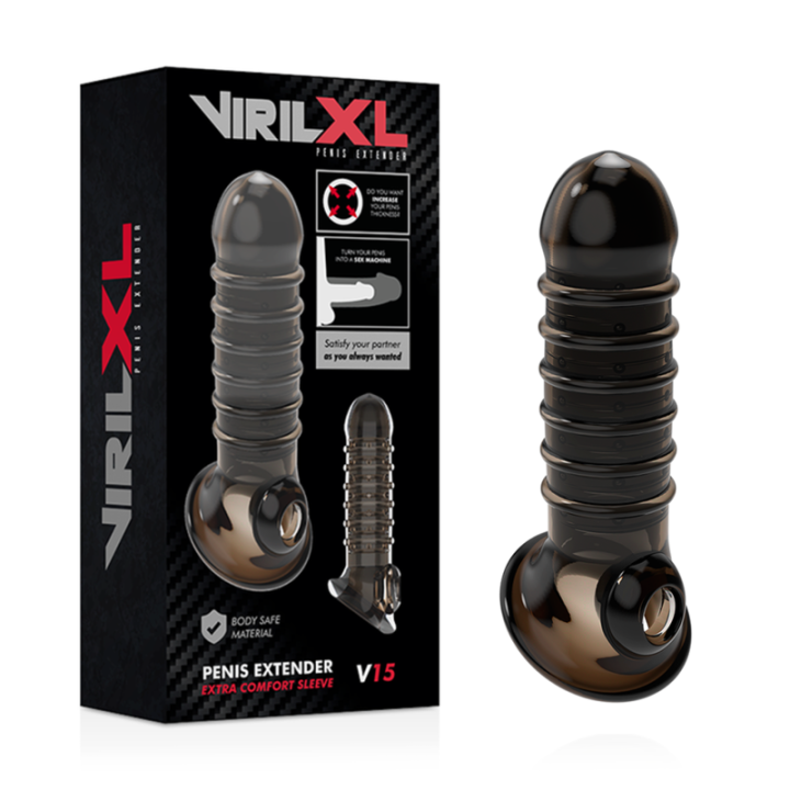 Virilxl - Extensión y Funda de Pene V15 Negro