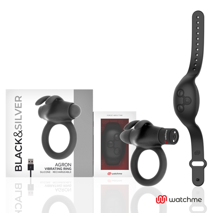 Black&Silver - Orologio Cockring Con Telecomando Agronme