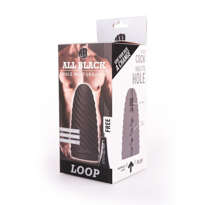 All Black - Modello Masturbatore Loop 1