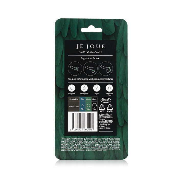 Je Joue - Grüner Silikonring - Mittlere Choke