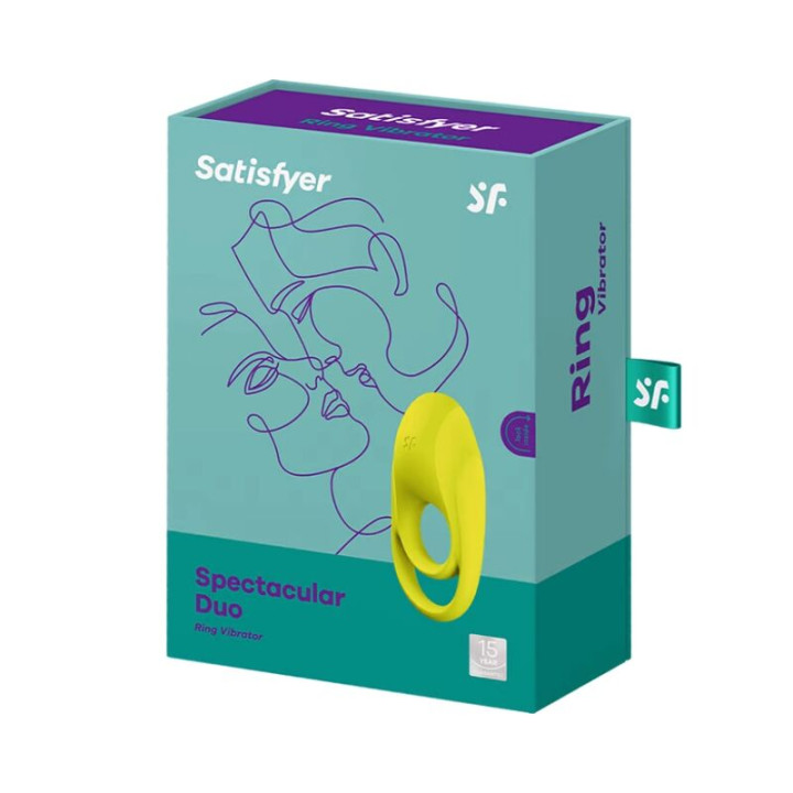 Satisfyer - Spectacular Duo Ring Vibrador Amarelo