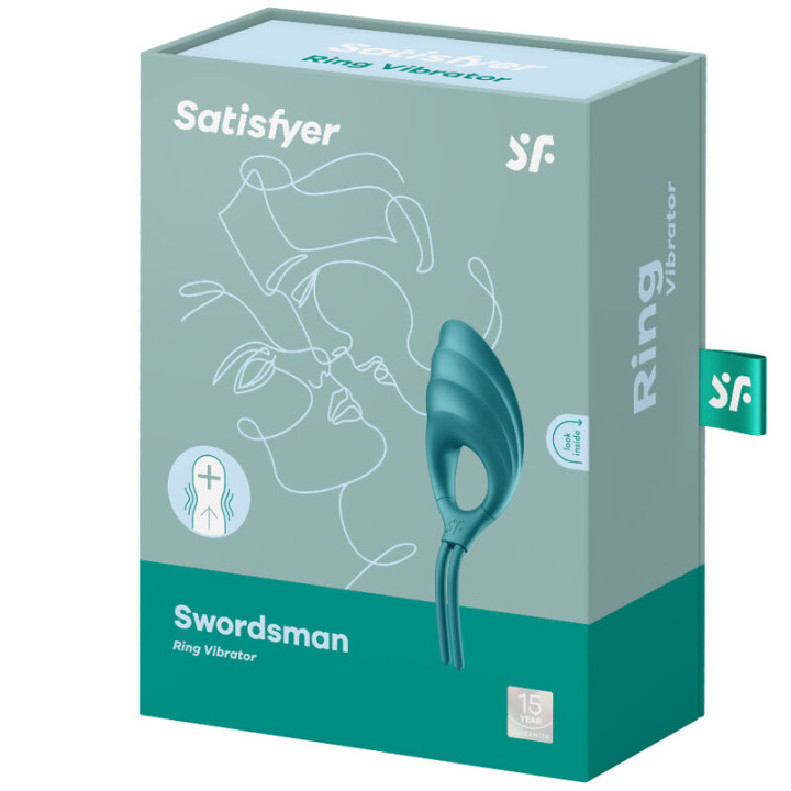 Satisfyer - Vibrador de Anel Espadadista Verde