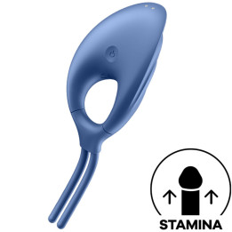 Satisfyer - Anello Vibratore Swordsman Blu