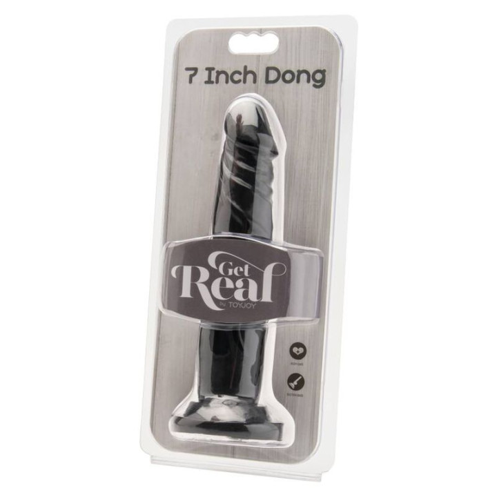 Get Real - Dong 18 cm Preto