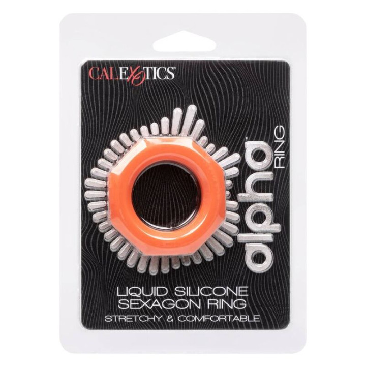 Calexotics - Bague Alpha Sexagon Orange