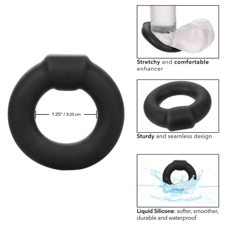 Calexotics - Pierscien Alpha Optimum Czarny
