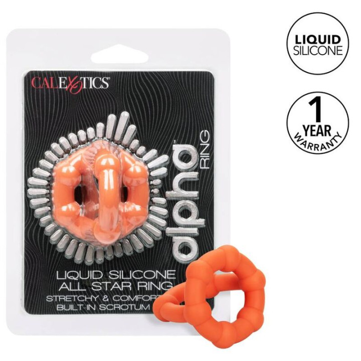 Calexotics - Alpha All Star Ring Pomaranczowy