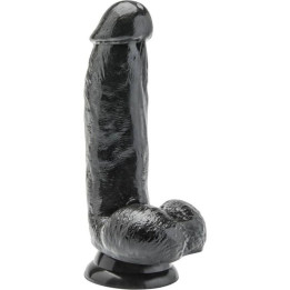 Get Real - Dildo 12 cm Mit Kugeln Schwarz