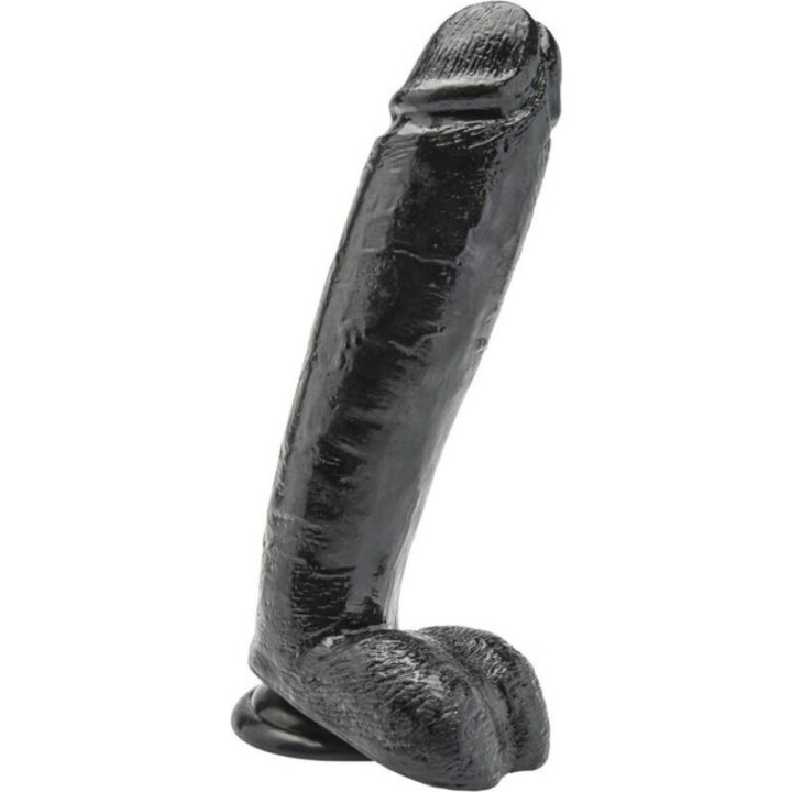 Get Real - Dildo 25,5 cm z Kulkami Czarne