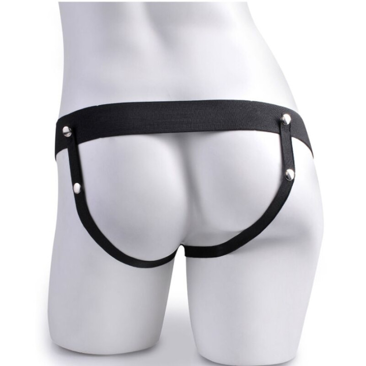Fetish Fantasy Series - Imbragatura Regolabile Telecomando Pene Realistico Con Testicoli Ricaricabili e Vibratore 15 cm