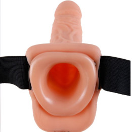 Fetish Fantasy Series - Arnês Ajustvel Com Controle Remoto Pênis Realista Com Testículos 23 cm