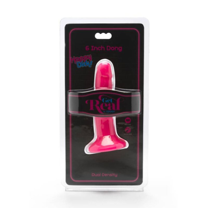 Get Real - Happy Dicks Dong 12 cm Rozowy