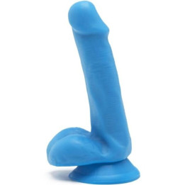Get Real - Gode Happy Dicks 12 cm Balles Bleu
