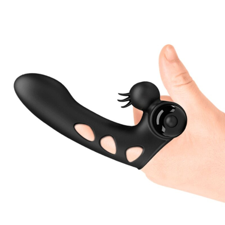 Pretty Love - Capa de Dedo Vibrador Preto Orlando